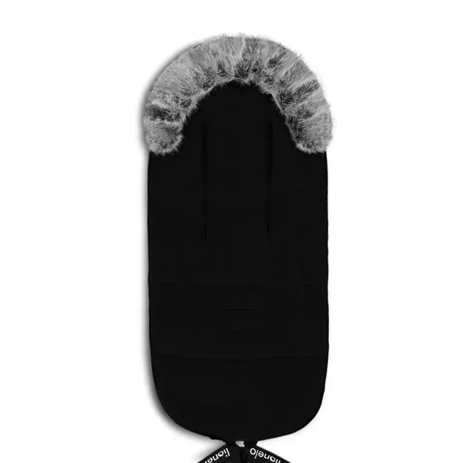 Sac de iarna, Lionelo, Frode, Pentru carucior, 90x45 cm, Impermeabil, Universal, Negru BYNLO-FRODE_BLACK_CARBON