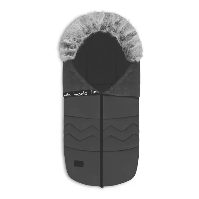 Sac de iarna, Lionelo, Frode, Pentru carucior, 90x45 cm, Impermeabil, Universal, Negru BYNLO-FRODE_BLACK_CARBON