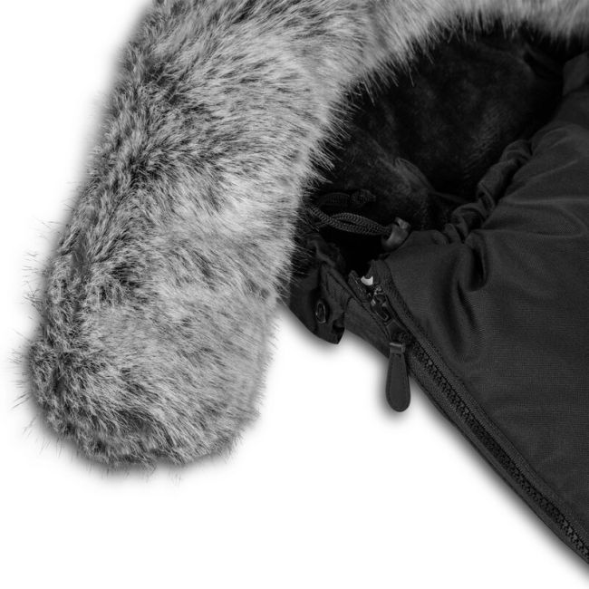 Sac de iarna, Lionelo, Frode, Pentru carucior, 90x45 cm, Impermeabil, Universal, Negru BYNLO-FRODE_BLACK_CARBON