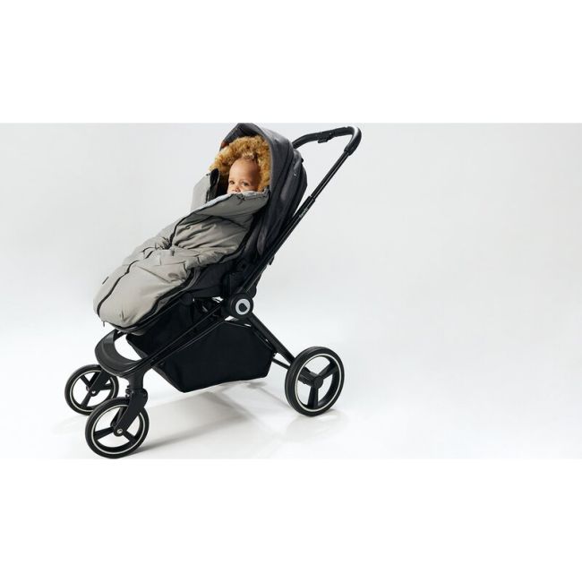 Sac de iarna, Lionelo, Frode, Pentru carucior, 90x45 cm, Impermeabil, Universal, Negru BYNLO-FRODE_BLACK_CARBON