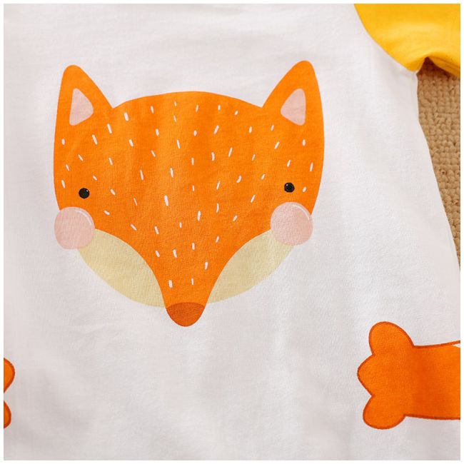 Salopeta alb cu galben - Foxy MDNew98