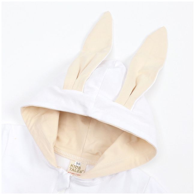 Salopeta alba pentru bebelusi - Bunny MDHY20075
