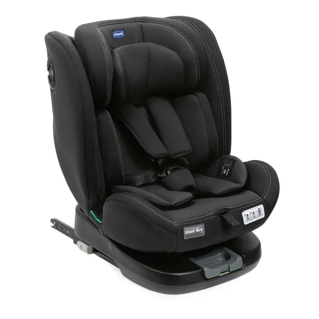 Scaun auto rotativ Chicco Unico EVO i-Size, Black (Negru), de la nastere pana la 12 ani (40-150 cm) CHC87030-8_BLACK