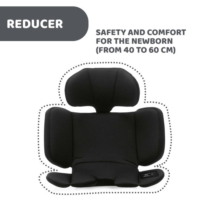 Scaun auto rotativ Chicco Unico EVO i-Size, Black (Negru), de la nastere pana la 12 ani (40-150 cm) CHC87030-8_BLACK
