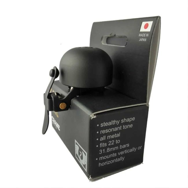 Sonerie bicicleta Crane Bell E-NE din aluminiu negru Crane Bell Co CR-ENE-BLK BBJCR-ENE-BLK_Negru