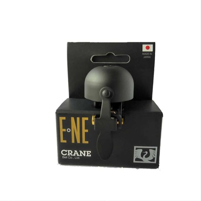 Sonerie bicicleta Crane Bell E-NE din aluminiu negru Crane Bell Co CR-ENE-BLK BBJCR-ENE-BLK_Negru