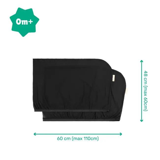 Badabulle - set 2 parasolare pentru geam cu functie 2 in 1 bbbb070001