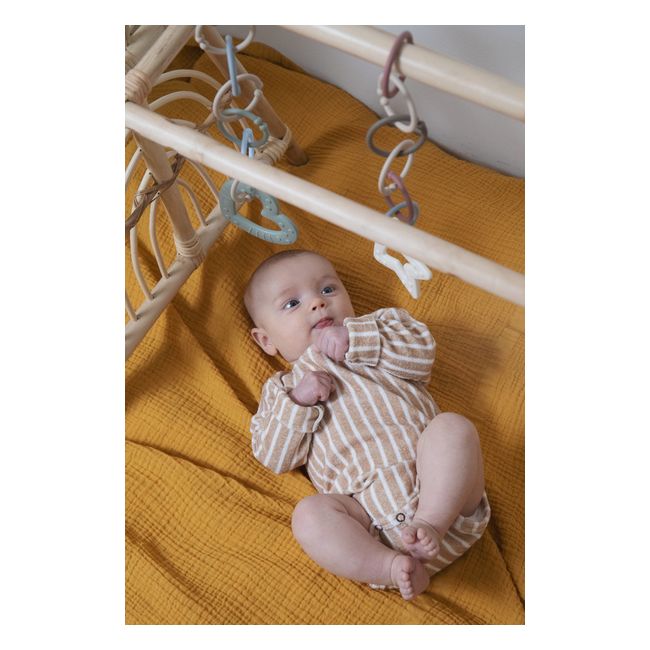 Bibs  - set 12 inele multifunctionale, sand/dark oak/vanilla bbb900238