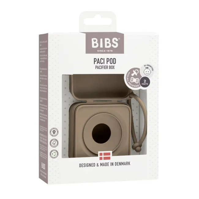 Bibs - cutie multifunctionala pentru depozitare suzete, dark oak bbb4200243
