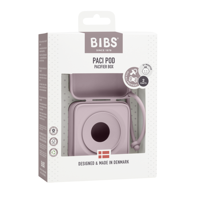 Bibs - cutie multifunctionala pentru depozitare suzete, dusky lilac bbb4200267