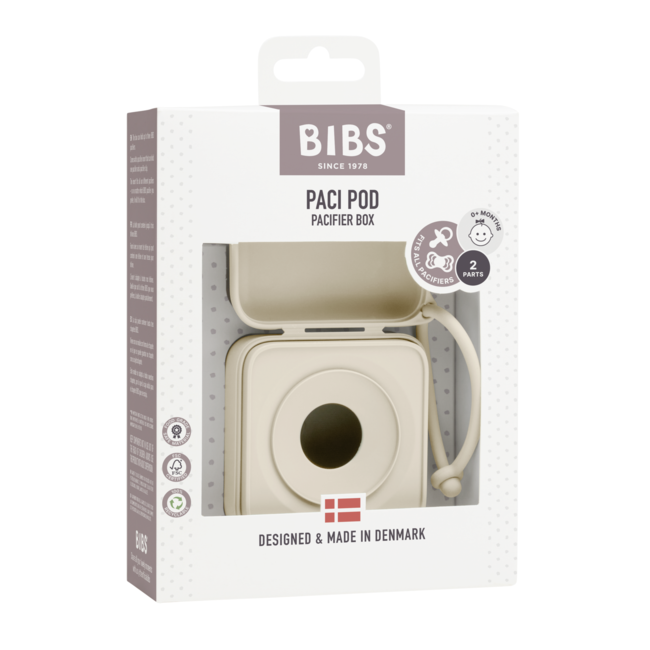 Bibs - cutie multifunctionala pentru depozitare suzete, ivory bbb4200216