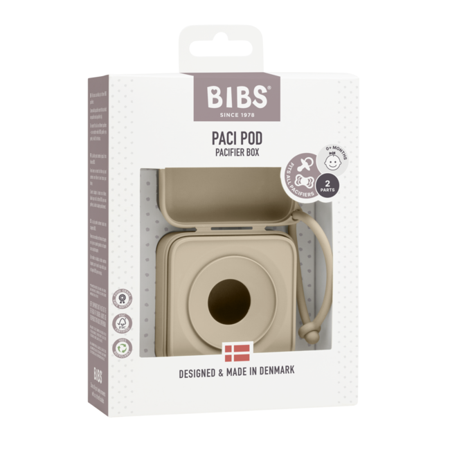 Bibs - cutie multifunctionala pentru depozitare suzete, vanilla bbb4200245