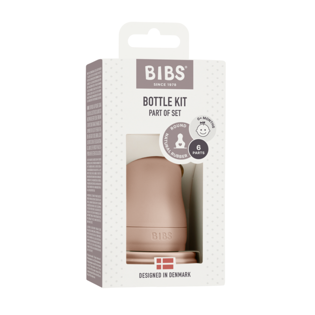 Bibs - kit pentru set complet biberon din sticla anticolici, blush bbb5015244