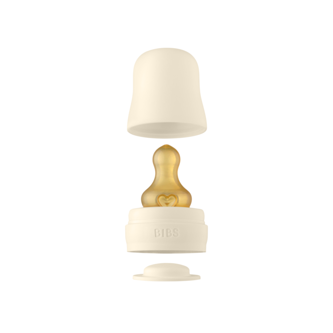 Bibs - kit pentru set complet biberon din sticla anticolici, ivory bbb5015216