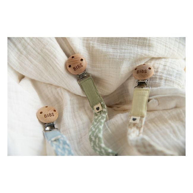 Bibs - lantisor clip pentru suzeta, blush/ivory  bbb9401107