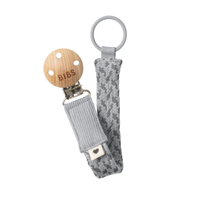 Bibs - lantisor clip pentru suzeta, cloud/iron bbb9401102