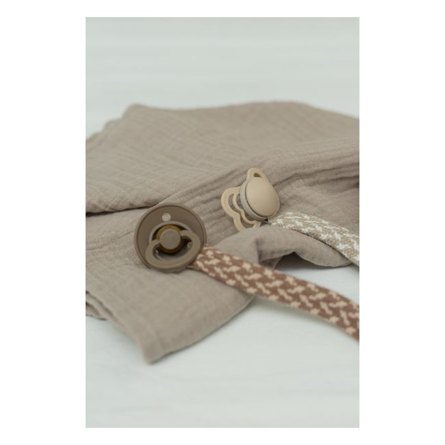 Bibs - lantisor clip pentru suzeta, cloud/iron bbb9401102