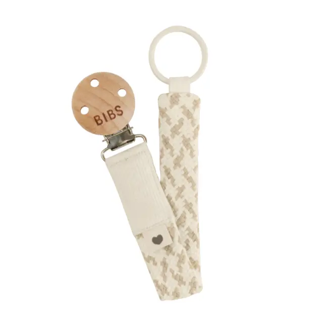 Bibs - lantisor clip pentru suzeta, ivory/vanilla bbb9401110