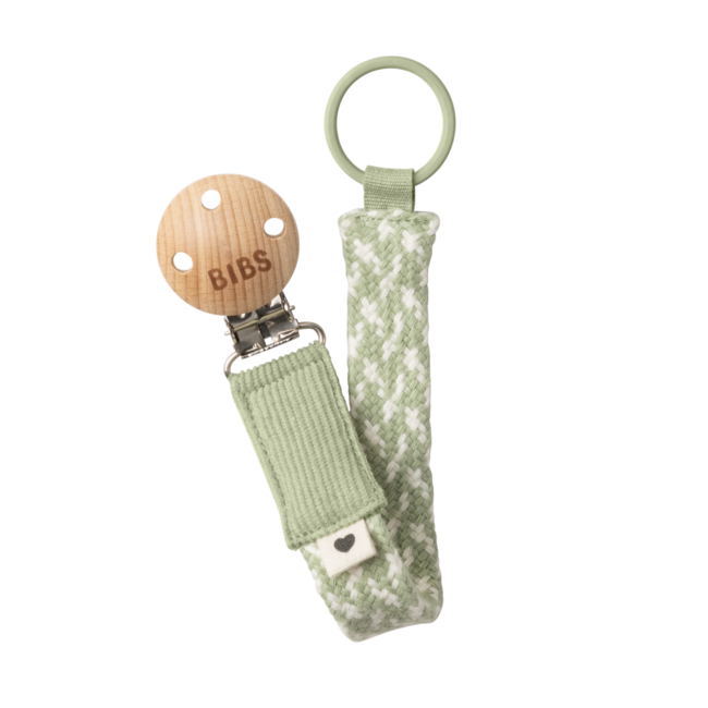 Bibs - lantisor clip pentru suzeta, sage/ivory bbb9401104