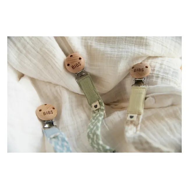 Bibs - lantisor clip pentru suzeta, sand/ivory bbb9401101