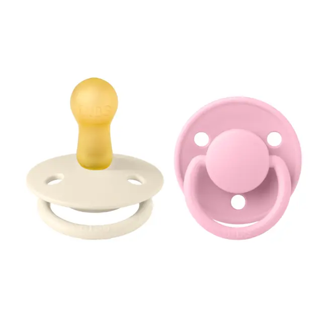 Bibs - set 2 suzete de lux latex, tetina rotunda, 6 luni + bbbsetdeluxlatex2