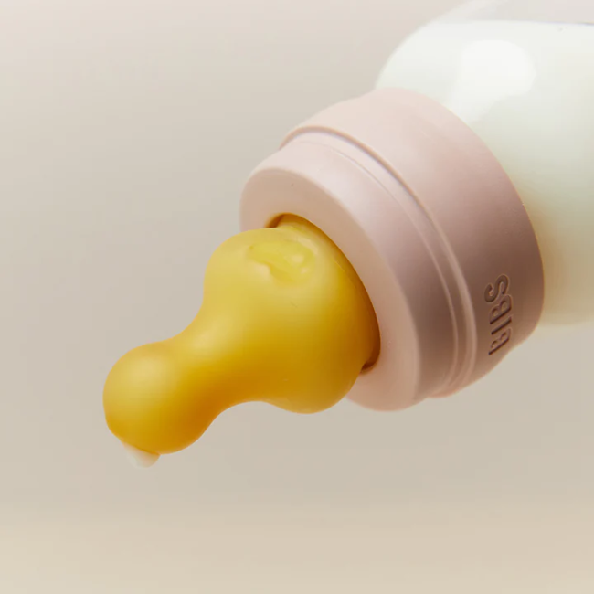 Bibs - set 2 tetine pentru biberon, latex, cu flux lent bbb5000030