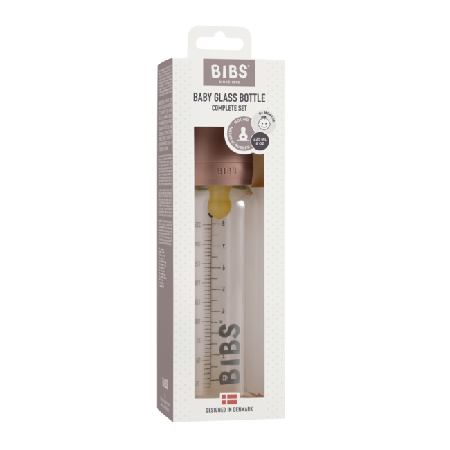 Bibs - set complet biberon din sticla anticolici, 225 ml, woodchuck bbb5014247