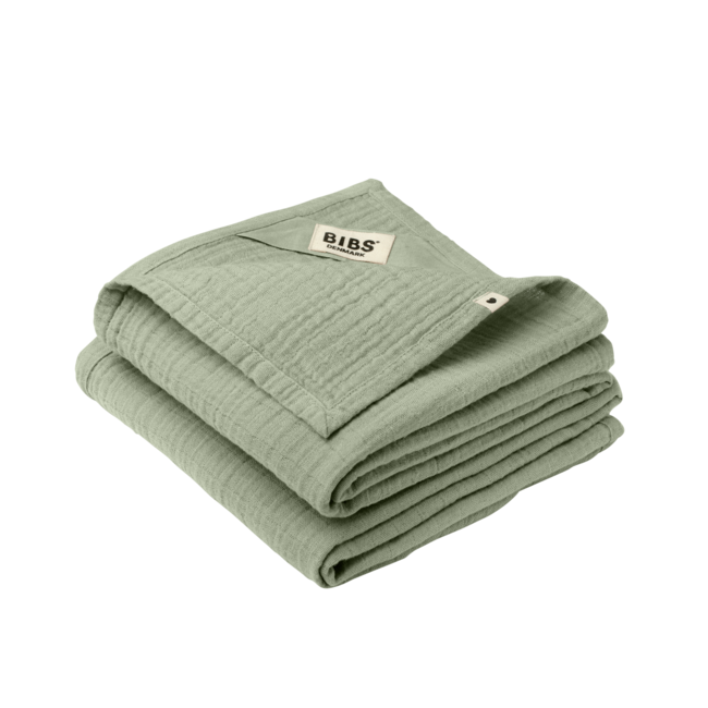 Bibs - set de 2 museline 70x70 cm, sage bbb9401250