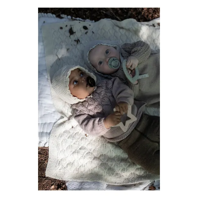 Bibs- jucarie de dentitie in forma de steluta, ivory bbb3000216