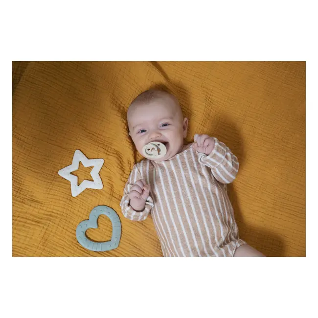 Bibs- jucarie de dentitie in forma de steluta, ivory bbb3000216