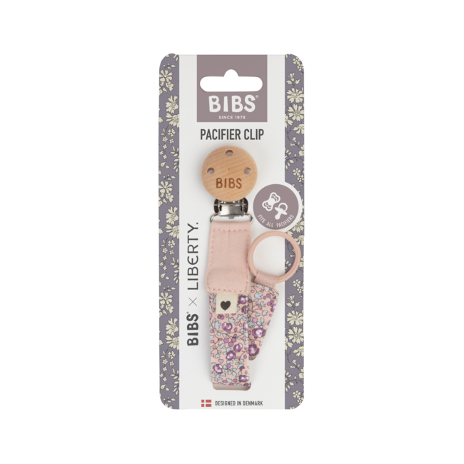 Bibs x liberty - lantisor clip pentru suzeta, eloise blush bbb942111244