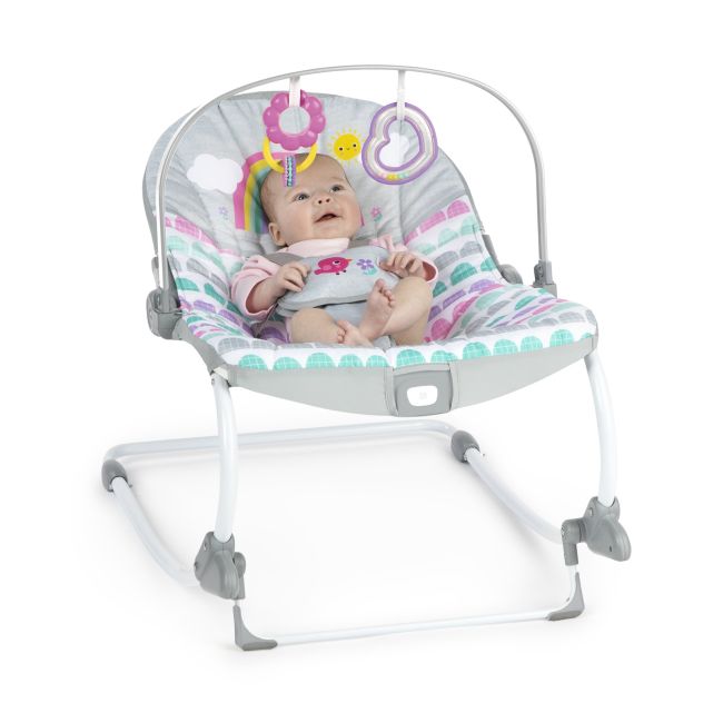 Bright starts - balansoar rosy rainbow 2 în 1 bbb13030