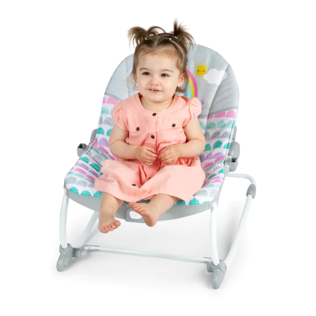 Bright starts - balansoar rosy rainbow 2 în 1 bbb13030