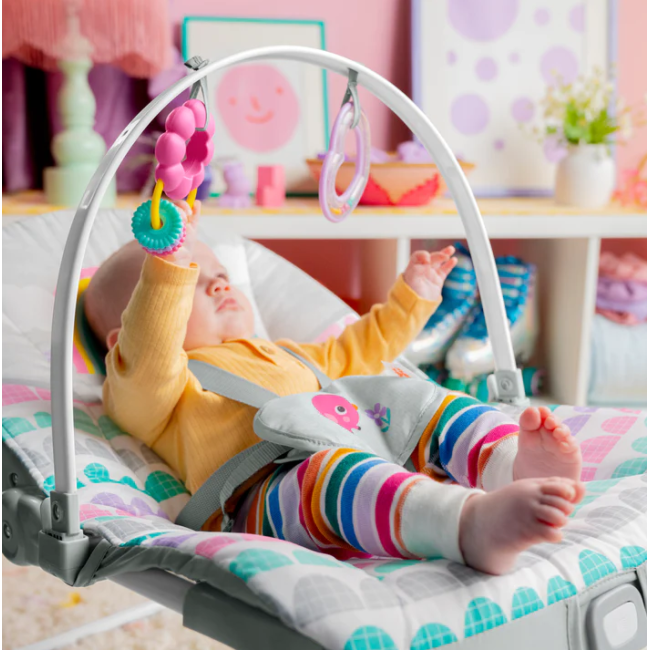 Bright starts - balansoar rosy rainbow 2 în 1 bbb13030