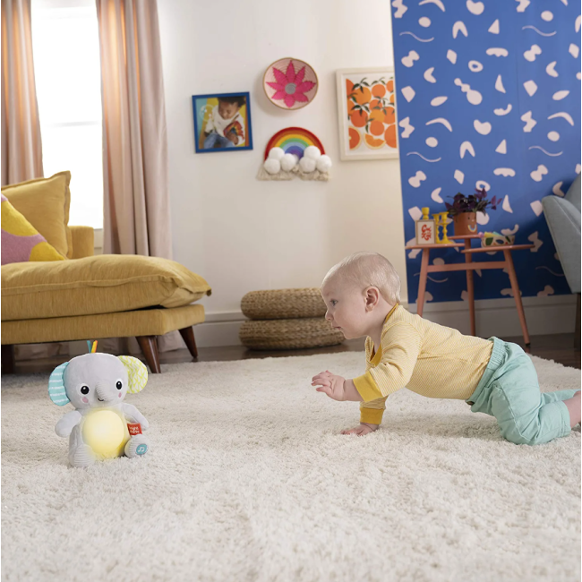 Bright starts - jucarie interactiva hug a bye baby elephant bbb12498