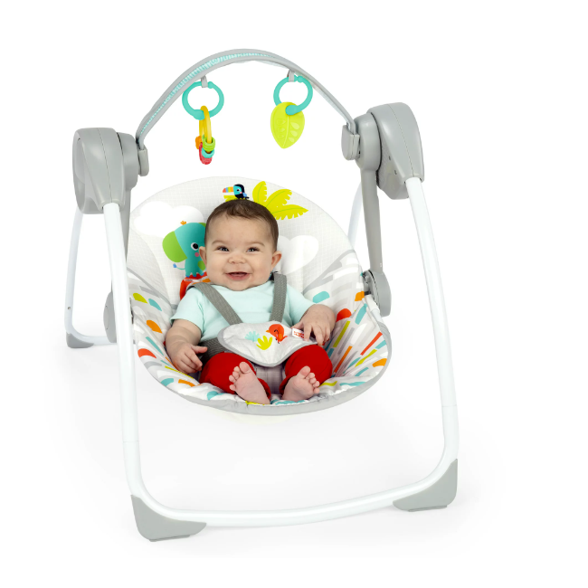 Bright starts - leagan portabil playful paradise bbb13069