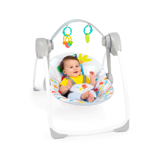 Bright starts - leagan portabil playful paradise bbb13069
