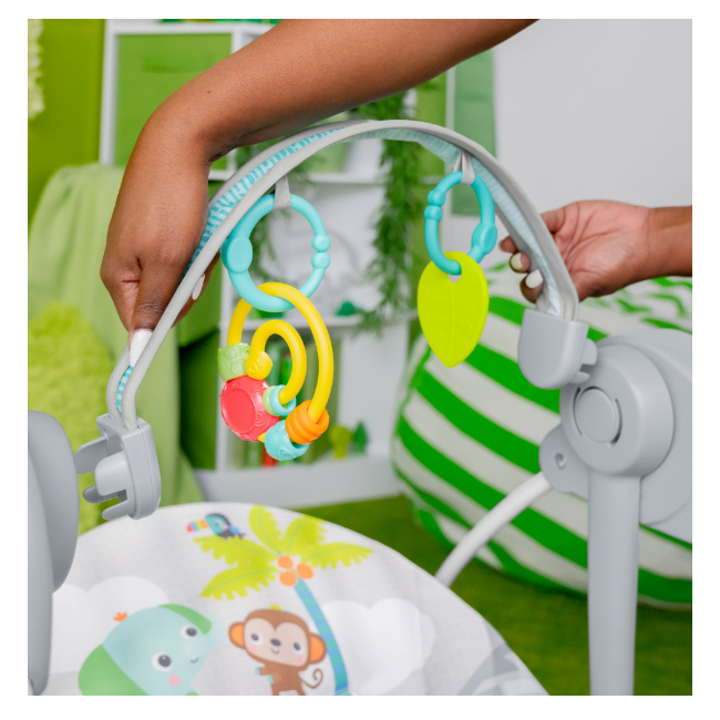 Bright starts - leagan portabil playful paradise bbb13069