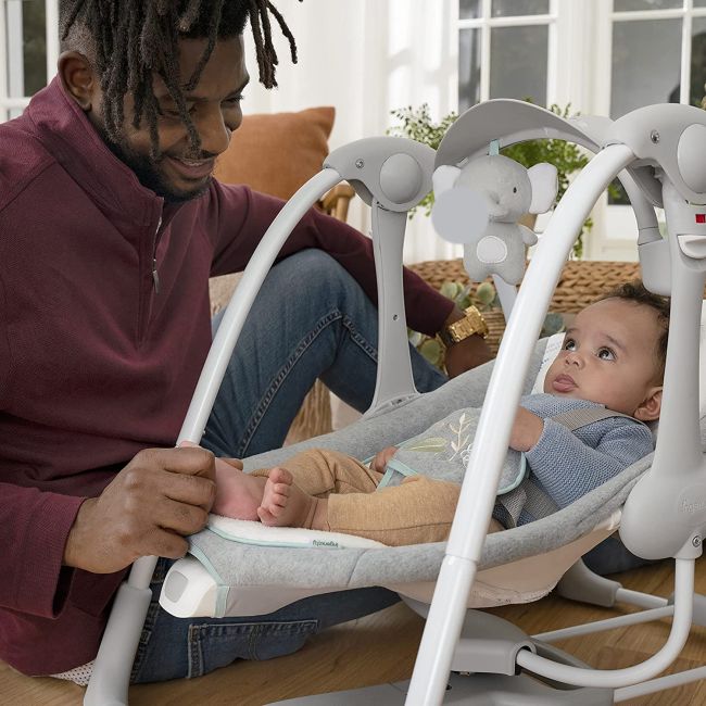 Ingenuity - leagan portabil convertme swing 2 seat battery-swell bbb12579