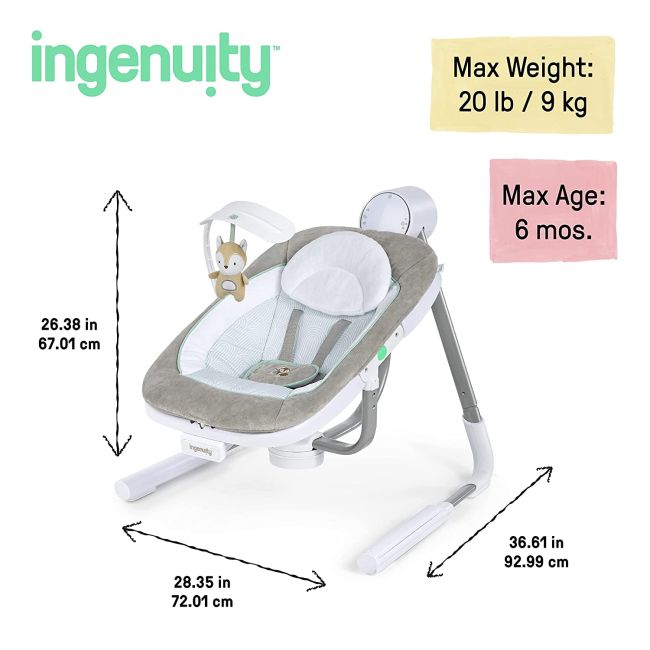 Ingenuity - leagan portabil cu dubla functionalitate anyway sway™  bbb12584