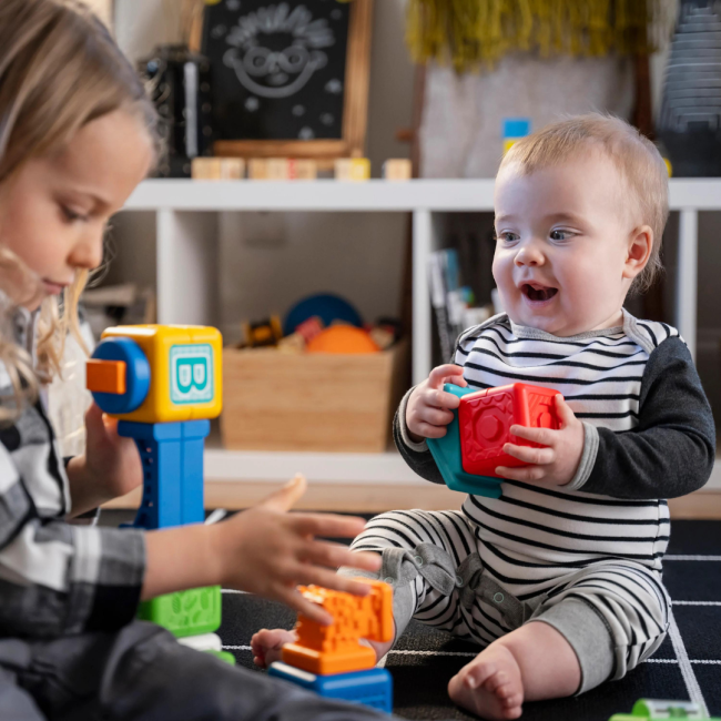 Baby einstein - blocuri magnetice de activitati, "bridge & learn" din 15 piese bbb12818