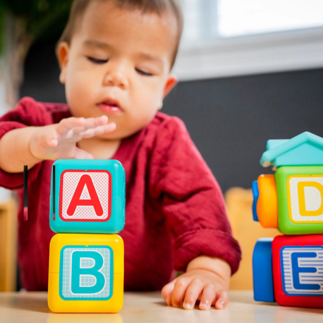 Baby einstein - blocuri magnetice de activitati, "bridge & learn" din 15 piese bbb12818