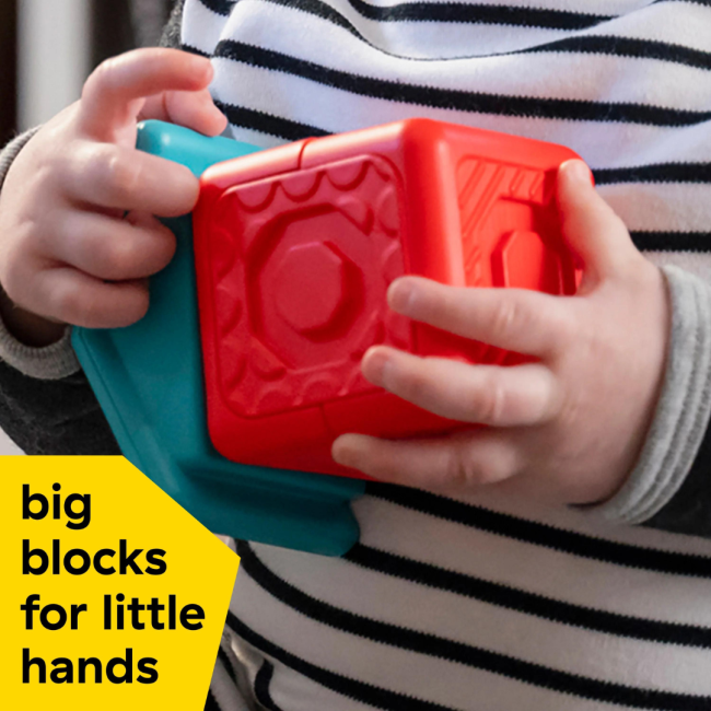 Baby einstein - blocuri magnetice de activitati, "bridge & learn" din 15 piese bbb12818