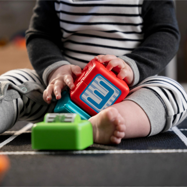 Baby einstein - blocuri magnetice de activitati, "bridge & learn" din 15 piese bbb12818