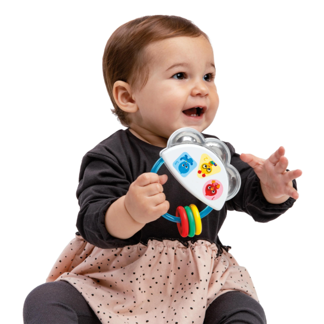 Baby einstein - jucarie muzicala si zornaitoare "tiny tambourine" bbb12925