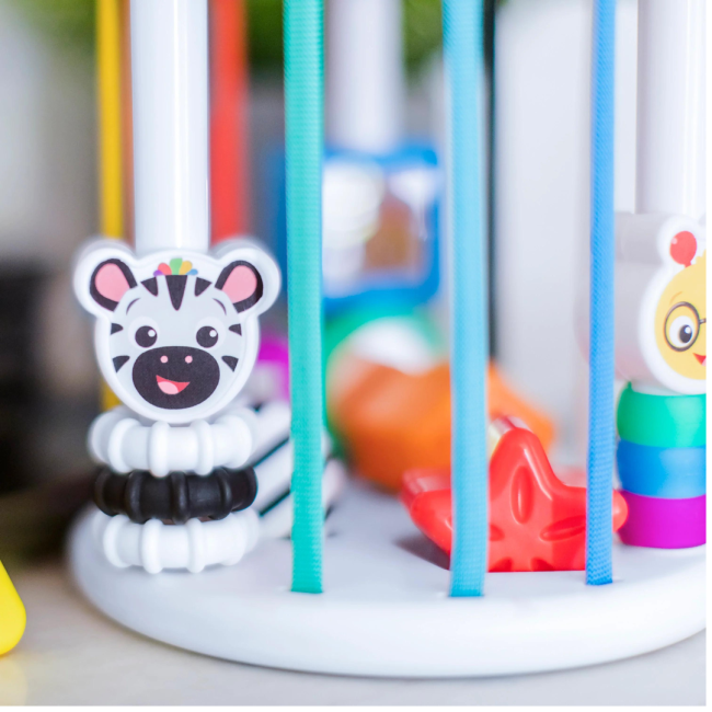 Baby einstein - set de jucarii senzoriale zen & cal's playground bbb12493