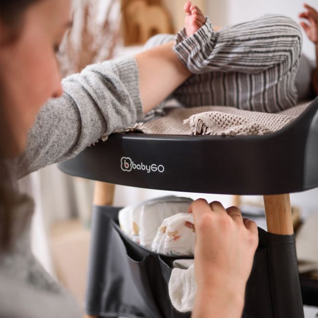 Babygo - masuta de schimbat si infasat change me, black bbbbgo-5702