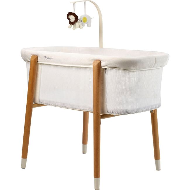 Babygo - patut cu cadru din lemn si bara de jucarii sleepgood mesh bbbbgo-4352