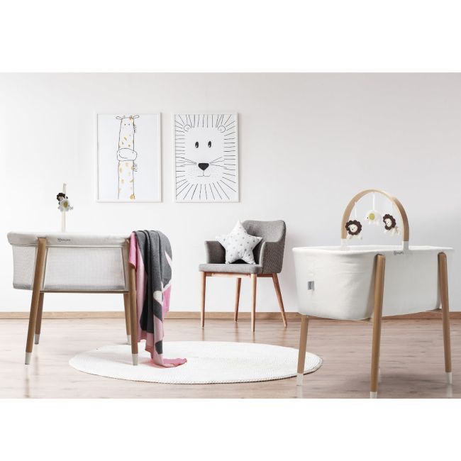 Babygo - patut cu cadru din lemn si bara de jucarii sleepgood mesh bbbbgo-4352