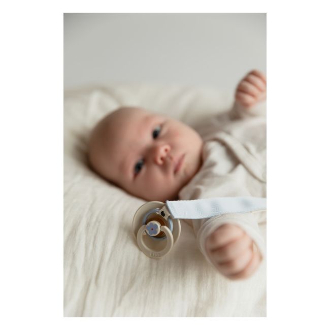 Bibs - lantisor clip ribbon pentru suzeta, dusty blue bbb9409314